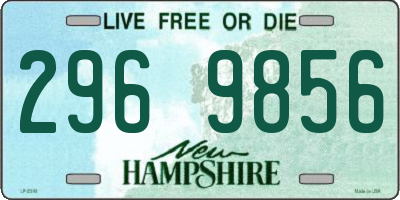 NH license plate 2969856