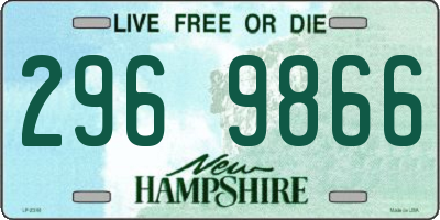 NH license plate 2969866