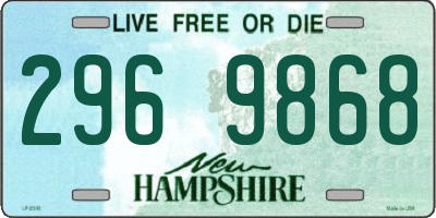 NH license plate 2969868