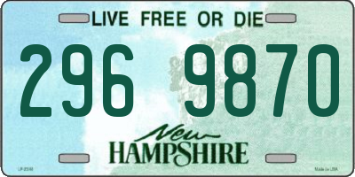 NH license plate 2969870