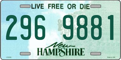 NH license plate 2969881