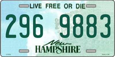 NH license plate 2969883