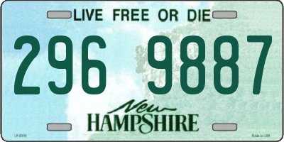 NH license plate 2969887