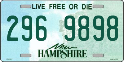 NH license plate 2969898
