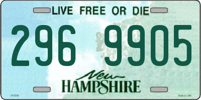 NH license plate 2969905