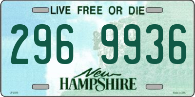 NH license plate 2969936