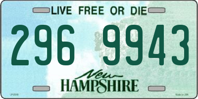 NH license plate 2969943