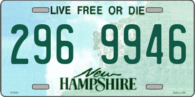 NH license plate 2969946