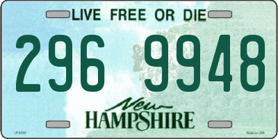 NH license plate 2969948