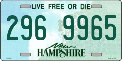 NH license plate 2969965