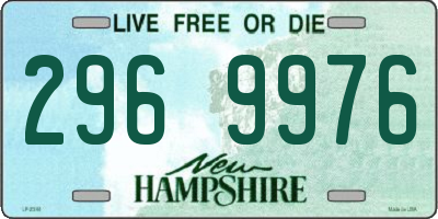 NH license plate 2969976