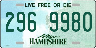 NH license plate 2969980