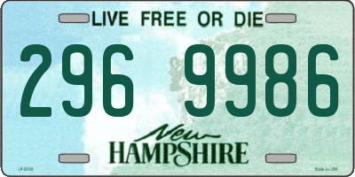 NH license plate 2969986