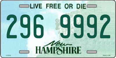 NH license plate 2969992