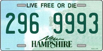 NH license plate 2969993