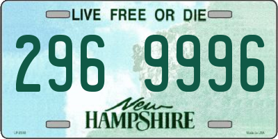 NH license plate 2969996