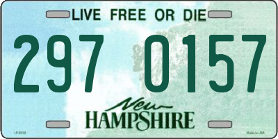 NH license plate 2970157