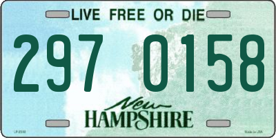 NH license plate 2970158