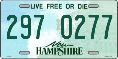 NH license plate 2970277