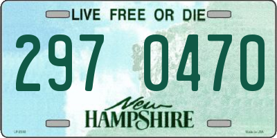 NH license plate 2970470