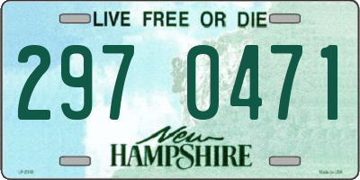 NH license plate 2970471