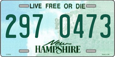 NH license plate 2970473