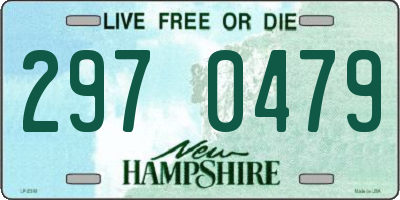 NH license plate 2970479