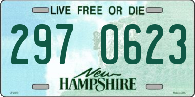 NH license plate 2970623