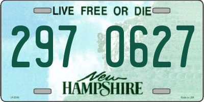 NH license plate 2970627