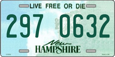 NH license plate 2970632