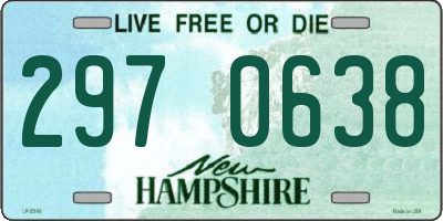 NH license plate 2970638