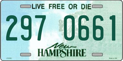 NH license plate 2970661