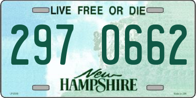 NH license plate 2970662