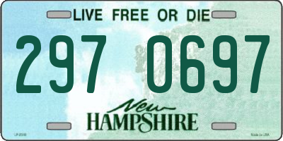 NH license plate 2970697