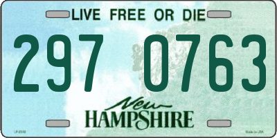 NH license plate 2970763