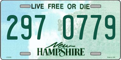 NH license plate 2970779