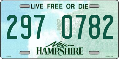 NH license plate 2970782