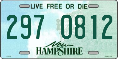 NH license plate 2970812