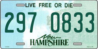 NH license plate 2970833