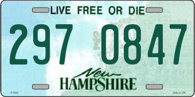 NH license plate 2970847