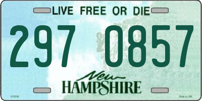 NH license plate 2970857