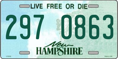 NH license plate 2970863