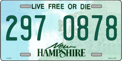NH license plate 2970878
