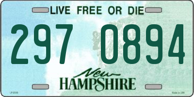 NH license plate 2970894