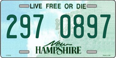 NH license plate 2970897