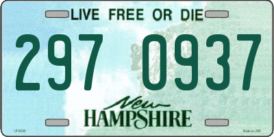 NH license plate 2970937