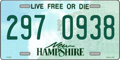 NH license plate 2970938