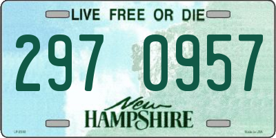 NH license plate 2970957