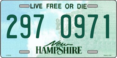 NH license plate 2970971