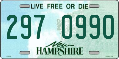 NH license plate 2970990
